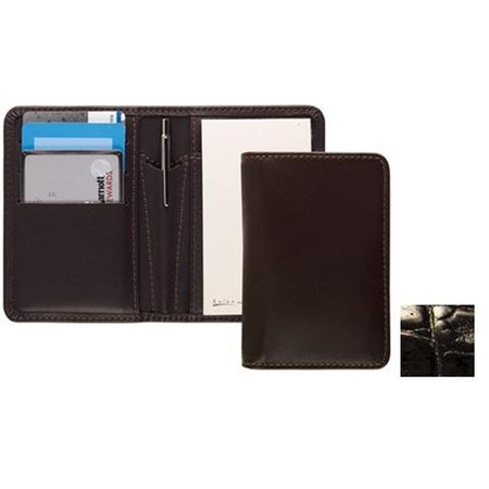 RAIKA Card Note Case with Pen Black NI 128 BLK
